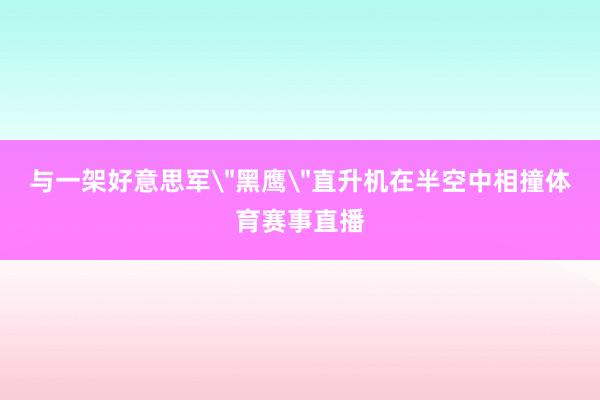 与一架好意思军