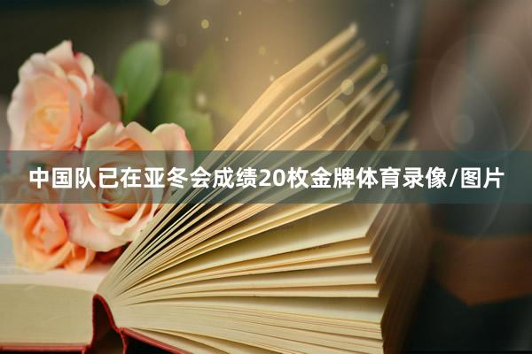 中国队已在亚冬会成绩20枚金牌体育录像/图片