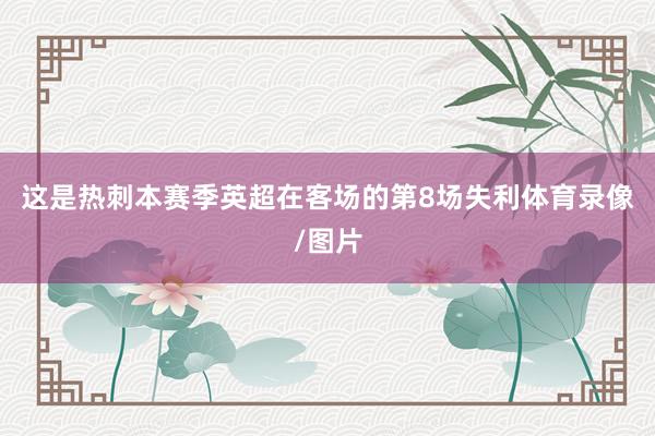 这是热刺本赛季英超在客场的第8场失利体育录像/图片