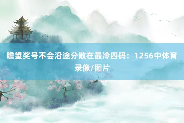 瞻望奖号不会沿途分散在最冷四码：1256中体育录像/图片