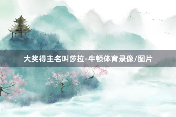 大奖得主名叫莎拉-牛顿体育录像/图片