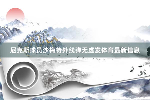 尼克斯球员沙梅特外线弹无虚发体育最新信息