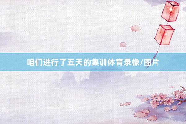 咱们进行了五天的集训体育录像/图片