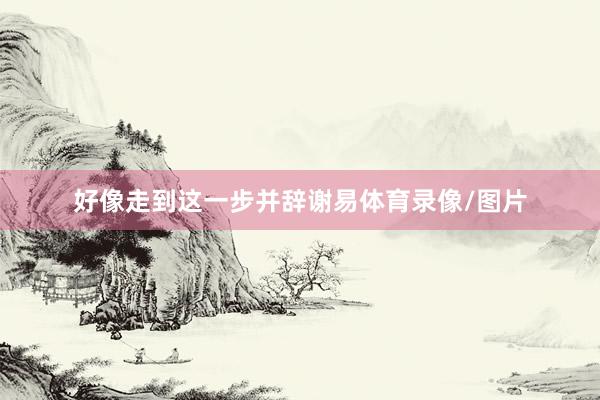 好像走到这一步并辞谢易体育录像/图片