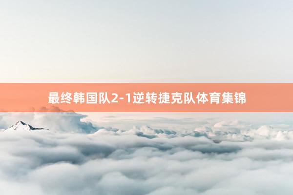 最终韩国队2-1逆转捷克队体育集锦